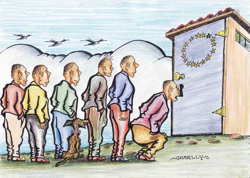 Cartoon: Europe union (medium) by charlly tagged europe,union