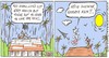 Cartoon: Hamish loves the Sun!. (small) by noodles cartoons tagged hamish,scotty,dog,marcel,cat,sun,weather,rain