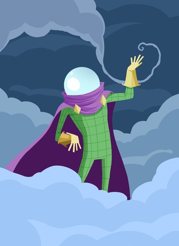 Cartoon: Mysterio (medium) by MonitoMan tagged mysterio