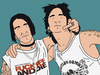 Cartoon: Adam and Johnny (small) by bernieblac tagged cartoon