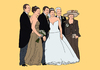 Cartoon: The Wedding Party (small) by bernieblac tagged the,wedding,party