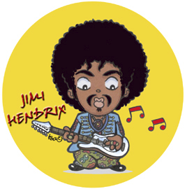 Cartoon: Jimi Hendrix comics (medium) by isacomics tagged isacomics,isa,comics,music,caricature