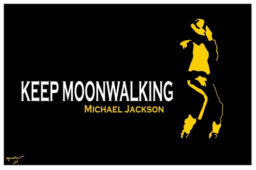 Cartoon: Keep Moonwalking (medium) by Bravemaina tagged michael,jackson,moonwalk