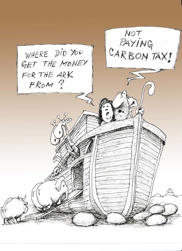 Cartoon: Carbon tax (medium) by Hugo_Nemet tagged carbon,tax