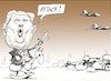 Cartoon: Trump vs Iran (small) by Hugo_Nemet tagged trump