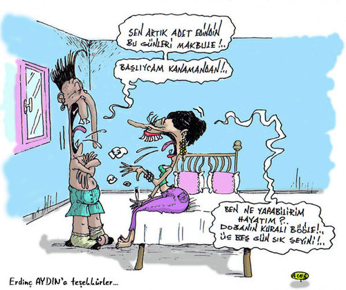 Cartoon: menopause (medium) by aceratur tagged menopause
