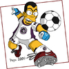 Cartoon: PEYSI SIMPSON (small) by ELPEYSI tagged lossimpsons futbol juego thesimpsons soccer cartoon