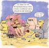 Cartoon: Aber hallo. (small) by Christian BOB Born tagged urlaub,bier,rumhängen,strand,mittelmeer,nordsee,strandkorb,aktivurlaub