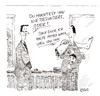 Cartoon: Doch doch... (small) by Christian BOB Born tagged kollegen,arbeit,büro,beruf,konkurrenz,hannibalismus