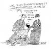 Cartoon: Unverantwortlich (small) by Christian BOB Born tagged hören,sehen,sprechen,schieben