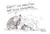 Cartoon: Wenns sein muß (small) by Christian BOB Born tagged schnupfen,erkältung,grippe,krank,inhalieren,dampf