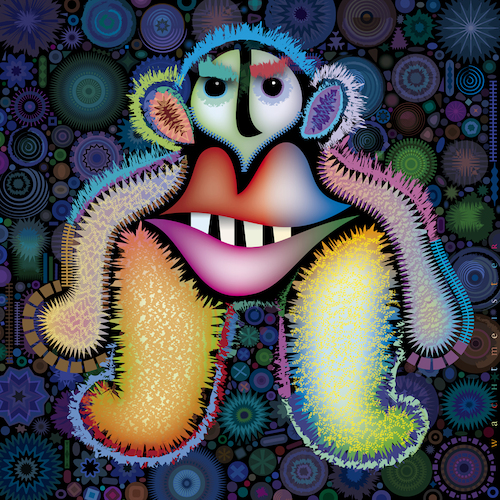 Cartoon: Great Ape lll (medium) by constable tagged apes,humour,fantasy,colors,animals