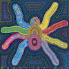 Cartoon: Deep Sea Spider Mosaic 2 (small) by constable tagged animals,deepsea,spider,colors,mandala,mosaic