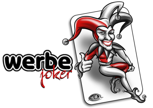 Cartoon: werbe-joker (medium) by elle62 tagged agency,marketing,joker