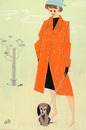 Cartoon: Lady With Dog (small) by LAINO tagged lady,dog