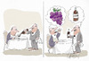 Cartoon: Wine Testing (small) by LAINO tagged wine,testing