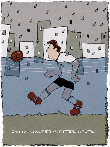 Cartoon: Dauerfritzwalterwetter (medium) by hollers tagged fritz,walter,wetter,hochwasser,niedersachsen,klimawandel,regen,dauerregen,fussball,flüsse,ufer,treten,klima,fritz,walter,wetter,hochwasser,niedersachsen,klimawandel,regen,dauerregen,fussball,flüsse,ufer,treten,klima