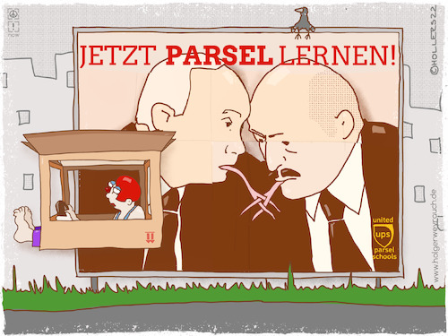 Cartoon: Parsel (medium) by hollers tagged parsel,schlangensprache,harry,potter,parcel,putin,lukaschenko,karton,parsel,schlangensprache,harry,potter,parcel,putin,lukaschenko,karton