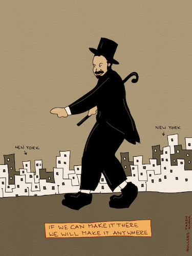 Cartoon: Stadtbild mit Mamdani (medium) by hollers tagged mamdani,new,york,bürgermeisterwahl,usa,trump,demokraten,sinatra,mamdani,new,york,bürgermeisterwahl,usa,trump,demokraten,sinatra