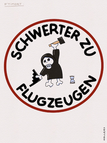 Cartoon: US-Friedensinitiative (medium) by hollers tagged schwerter,zu,pflugscharen,friedensbewegung,flugzeuge,usa,iran,israel,der,kleine,tod,petit,mort,tarnkappenbomber,b2,nuklearanlagen,atomwaffen,völkerrecht,mullahregime,schwerter,zu,pflugscharen,friedensbewegung,flugzeuge,usa,iran,israel,der,kleine,tod,petit,mort,tarnkappenbomber,b2,nuklearanlagen,atomwaffen,völkerrecht,mullahregime