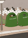 Cartoon: Entsorgung (small) by hollers tagged agenten,einmalagenten,entsorgung,russland,müll,respekt,demokratie,hybride,kriegsführung,container