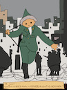 Cartoon: IM Sandmann (small) by hollers tagged ddr,brd,17,juni,einheit,sandmännchen,sommer,flucht,ost,west,rudi,carrell,klimawandel,schlafen,träumen