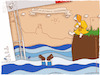 Cartoon: Lorelei-Titanic-Crossover (small) by hollers tagged lorelei,titanic,comb,hair,ship,sink,sailor