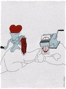 Cartoon: Love and peace (small) by hollers tagged love,peace,signs,kitchen,tools,basics,comfort,support