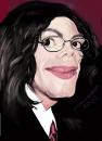 Cartoon: Michael Jackson (small) by salnavarro tagged caricature digital music icon mj king of pop