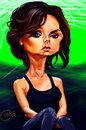 Cartoon: victoria beckham (small) by salnavarro tagged finger painted sketchbook mobile caricature victoria beckham