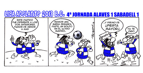 Cartoon: Division Maldita 04 (medium) by rebotemartinez tagged liga,adelante,sabadell