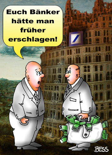 Cartoon: getrieben von Geldgier (medium) by besscartoon tagged besscartoon,bess,razzia,börse,geld,strafverfogung,aktienkurse,aktien,wertpapiere,manipulation,zins,strafzahlung,libor,betrug,finanzwelt,banken,damager,bankster,deutsche,bank