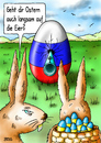 Cartoon: Ach du dickes Ei (small) by besscartoon tagged russland,ukraine,ostern,eier,osterhase,aufstand,krieg,annexion,konflikt,besetzung,aktivisten,ostukraine,politik,gewalt,terror,gewehrlauf,gewehr,bedrohung,bess,besscartoon