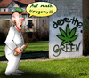 Cartoon: Auf nach Uruguay (small) by besscartoon tagged drogen,gras,sucht,rauschmittel,marihuana,cannabis,thc,hanf,legal,illegal,mann,uruguay,bess,besscartoon