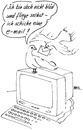 Cartoon: Brieftaubengeflüster (small) by besscartoon tagged camputer,email,tauben,brieftauben,post,brief,bess,besscartoon
