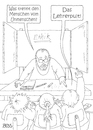 Cartoon: clever (small) by besscartoon tagged schule,gymnasium,realschule,hauptschule,gemeinschaftsschule,schüler,lehrer,pädagogik,lehrerpult,mensch,unmensch,ethik,bess,besscartoon