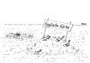 Cartoon: Englische Küche (small) by besscartoon tagged meer,insel,wasser,schiffbruch,essen,englische,küche,kochen,dosen,dosenessen,schwimmen,bess,besscartoon
