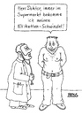 Cartoon: Etiketten-Schwindel (small) by besscartoon tagged arzt,doktor,krank,supermarkt,lebensmittel,geld,schwindel,etikettenschwindel,bess,besscartoon