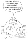 Cartoon: fette Wünsche (small) by besscartoon tagged mann,meer,asche,tod,sterben,beerdigung,bestattung,seebestattung,schwimmen,fett,dick,bess,besscartoon