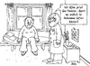 Cartoon: Geheimnis lüften (small) by besscartoon tagged männer,psychologe,arzt,krankheit,geheimnis,fenster,lüften,bess,besscartoon
