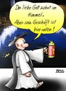 Cartoon: Geschäftstüchtig (small) by besscartoon tagged bess,geschäft,geld,pfarrer,christentum,katholisch,himmel,gott,religion,kirche,besscartoon