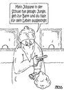 Cartoon: guter Rat (small) by besscartoon tagged schule,pädagogik,schüler,job,jobpate,geld,arbeit,diebstahl,bank,überfall,bess,besscartoon