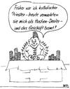 Cartoon: Hostiendealer (small) by besscartoon tagged kirche,religion,katholisch,pfarrer,hostien,geschäft,bess,besscartoon