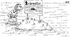 Cartoon: Infopoint (small) by besscartoon tagged meer,insel,information,bess,besscartoon