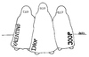 Cartoon: Modebewusst (small) by besscartoon tagged frauen,burka,mode,islam,modedesign,bess,besscartoon