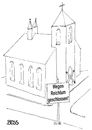 Cartoon: Oh Gott oh Gott (small) by besscartoon tagged kirche,religion,arm,reich,christentum,katholisch,gemeinde,kreuz,geld,reichtum,himmel,evangelisch,protz,kirchensteuer,bess,besscartoon
