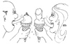 Cartoon: ohne Titel (small) by besscartoon tagged männer,frauen,paar,sex,beziehung,eis,essen,bess,besscartoon