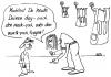 Cartoon: Qual der Wahl (small) by besscartoon tagged bess,besscartoon,kind,frau,bag,rucksack,erziehung