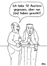 Cartoon: so kanns gehen (small) by besscartoon tagged männer,austern,essen,trinken,sex,potenz,bess,besscartoon