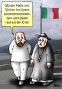 Cartoon: unheilige Allianz (small) by besscartoon tagged mafia,vatikan,italien,krise,eu,euro,europa,pfarrer,kirche,knete,geld,bess,besscartoon